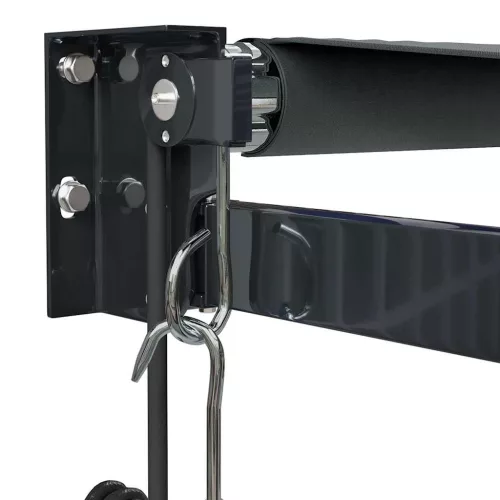  antracitszürke automata behúzható napellenző 5 x 3 m