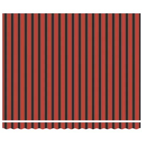  narancssárga-barna automata behúzható napellenző 4 x 3 m