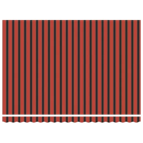  narancssárga-barna automata behúzható napellenző 4,5 x 3 m