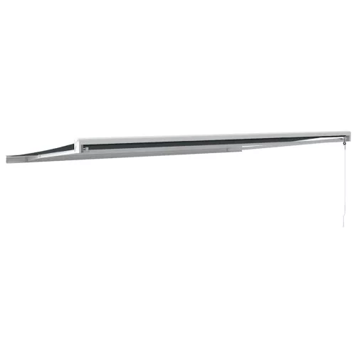  antracit szövet és alumínium behúzható napellenző 5 x 3 m