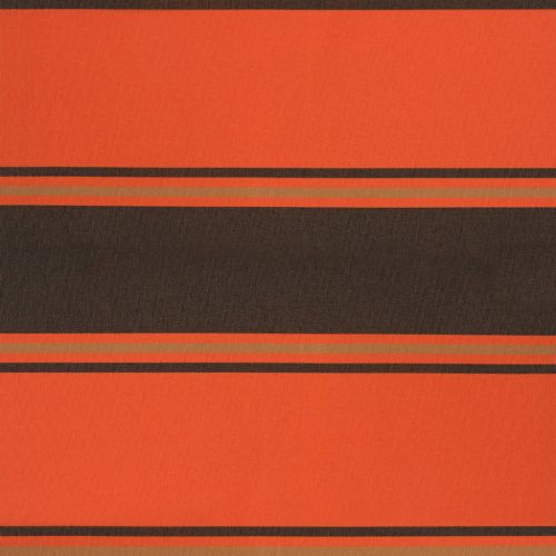  narancs-barna szövet és alumínium behúzható napellenző 4 x 3 m