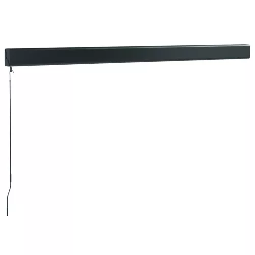  sárga-fehér szövet és alumínium behúzható napellenző 3,5x2,5 m