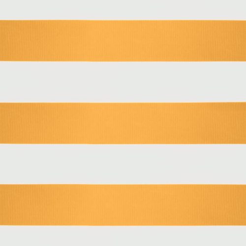  sárga-fehér szövet és alumínium behúzható napellenző 4,5 x 3 m