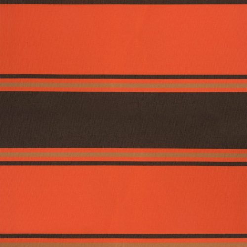  narancs-barna szövet és alumínium behúzható napellenző 3x2,5 m