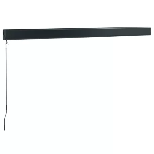  narancs-barna szövet és alumínium behúzható napellenző 3,5x2,5m