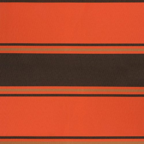  narancs-barna szövet és alumínium behúzható napellenző 4,5x3 m