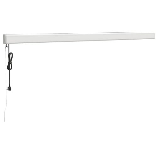  krémszínű szövet és alumínium behúzható napellenző 4 x 3 m