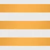  sárga-fehér szövet és alumínium behúzható napellenző 4,5 x 3 m