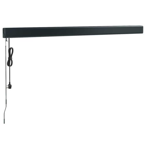  sárga-fehér szövet és alumínium behúzható napellenző 3 x 2,5 m