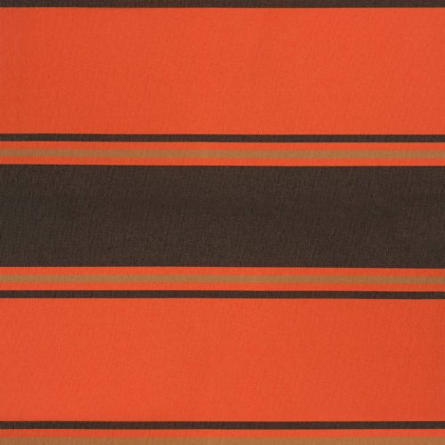  narancs-barna szövet és alumínium behúzható napellenző 3x2,5 m