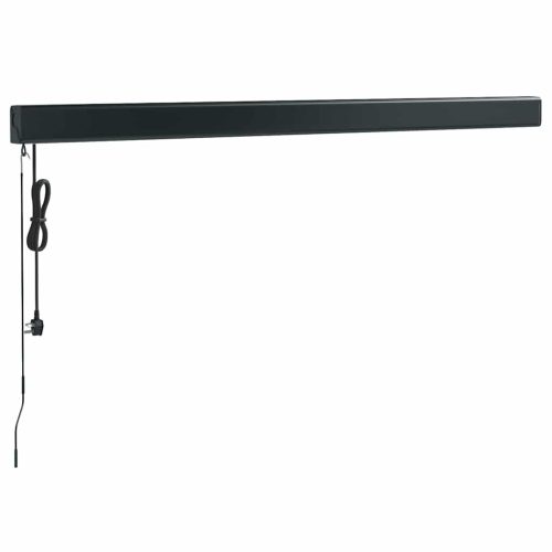  narancs-barna szövet és alumínium behúzható napellenző 3x2,5 m