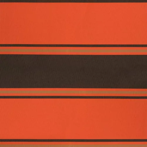  narancs-barna szövet és alumínium behúzható napellenző 3x2,5 m