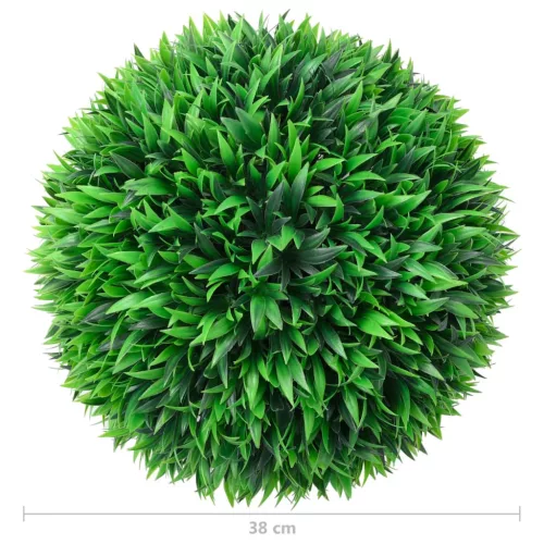  2 db gömb alakú műpuszpáng 38 cm