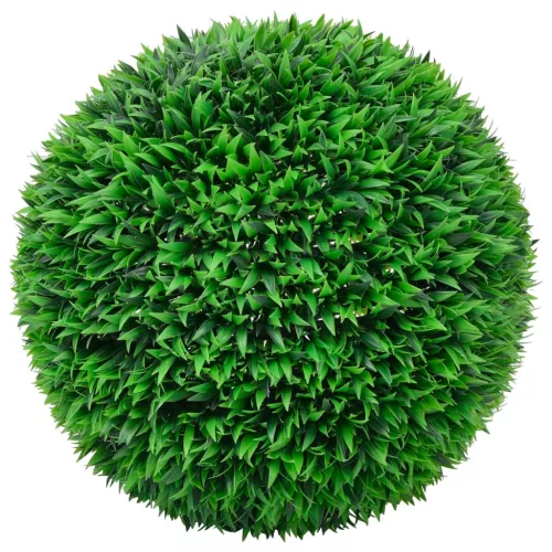  2 db gömb alakú műpuszpáng 55 cm