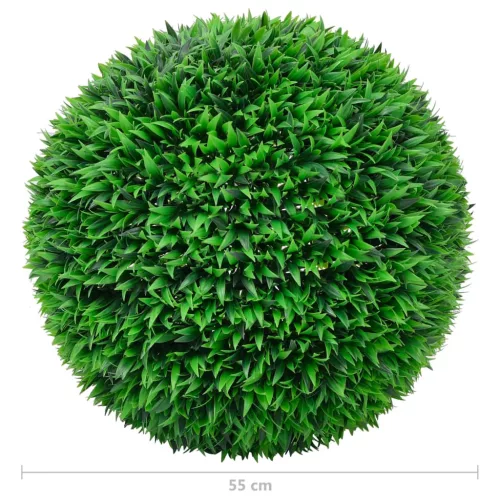  2 db gömb alakú műpuszpáng 55 cm