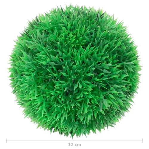  4 db gömb alakú műpuszpáng 12 cm