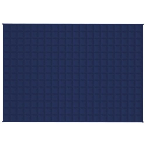  kék szövet súlyozott takaró 140 x 200 cm 6 kg