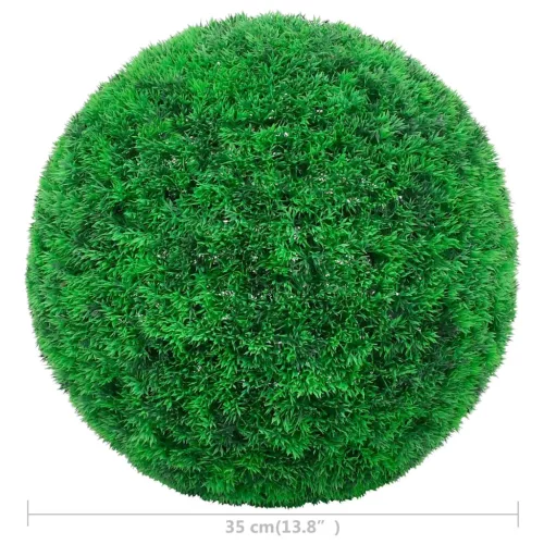  2 db gömb alakú műpuszpáng 35 cm