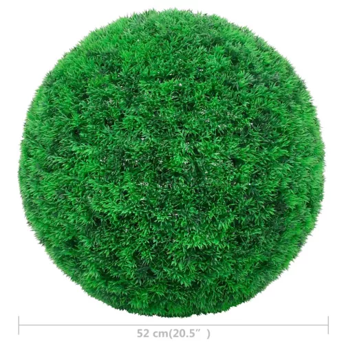  2 db gömb alakú műpuszpáng 52 cm