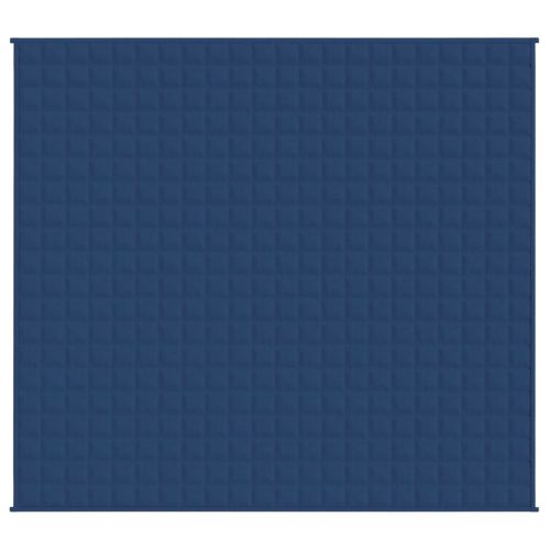  kék szövet súlyozott takaró 220 x 240 cm 11 kg