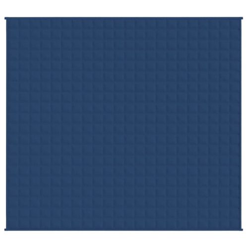  kék szövet súlyozott takaró 220 x 240 cm 15 kg