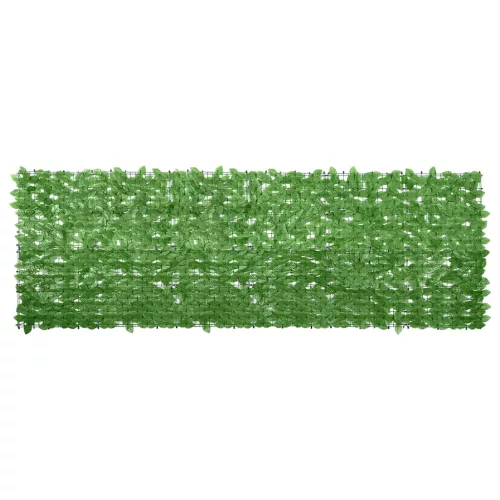  zöld leveles erkélyparaván 300 x 100 cm