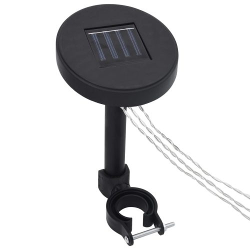  pavilon LED fényfüzér napelemes panellel