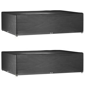    2 db téglalap alakú kerti bútorhuzat 16 fűzőlyukkal 300x200x75