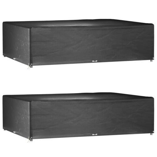  2 db téglalap alakú kerti bútorhuzat 16 fűzőlyukkal 300x200x75