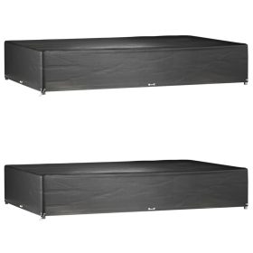    2 db téglalap alakú kerti bútorhuzat 16 fűzőlyukkal 325x205x60