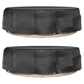    2 db kerek sziget-társalgóhuzat 8 fűzőlyukkal Ø188 x 50 cm