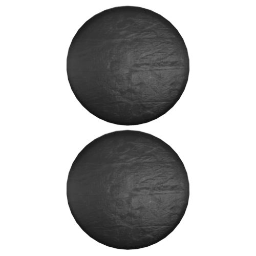  2 db kerek sziget-társalgóhuzat 8 fűzőlyukkal Ø188 x 50 cm