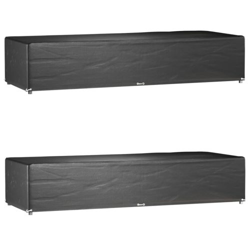  2 db polietilén napozóágyhuzat 12 fűzőlyukkal 205x75x40 cm