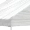  fehér polietilén pavilon tetővel 6,69 x 5,88 x 3,75 m