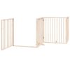 nyárfa 8 paneles összecsukható kutyakapu ajtóval 640 cm