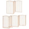  nyárfa 9 paneles összecsukható kutyakapu ajtóval 450 cm
