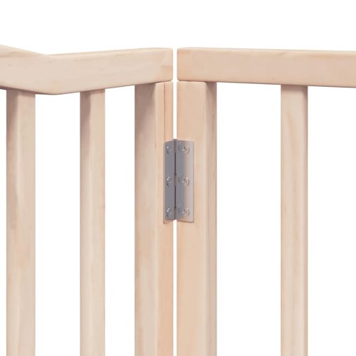  nyárfa 12 paneles összecsukható kutyakapu ajtóval 960 cm