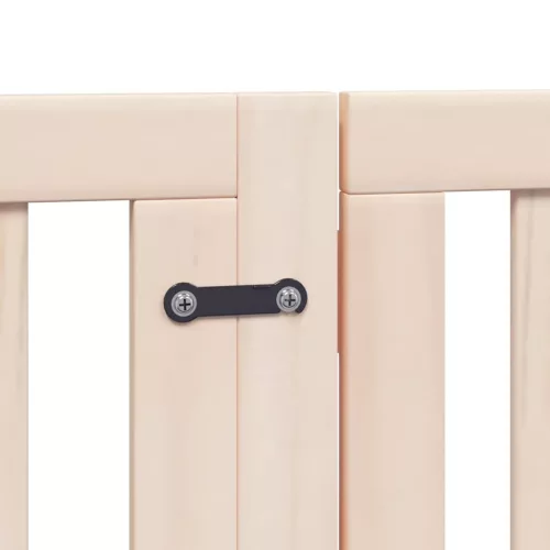  nyárfa 15 paneles összecsukható kutyakapu ajtóval 750 cm