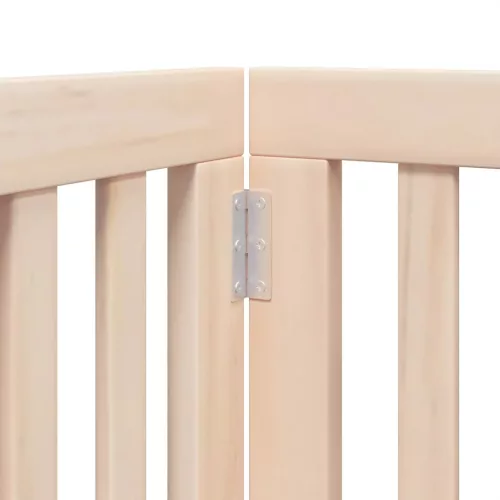  nyárfa 15 paneles összecsukható kutyakapu ajtóval 750 cm
