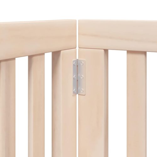  nyárfa 9 paneles összecsukható kutyakapu ajtóval 450 cm