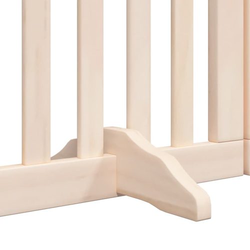  nyárfa 15 paneles összecsukható kutyakapu ajtóval 750 cm