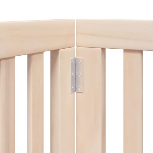  nyárfa 15 paneles összecsukható kutyakapu ajtóval 750 cm