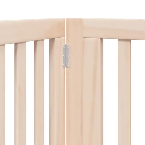  nyárfa 8 paneles összecsukható kutyakapu ajtóval 640 cm