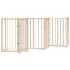  nyárfa 12 paneles összecsukható kutyakapu ajtóval 600 cm