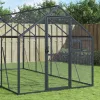  antracit alumínium madárház 1,79 x 4 x 1,85 m