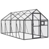  antracit alumínium madárház 1,79 x 4 x 1,85 m