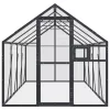  antracit alumínium madárház 1,79 x 4 x 1,85 m