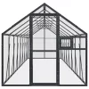  antracit alumínium madárház 1,79 x 8 x 1,85 m