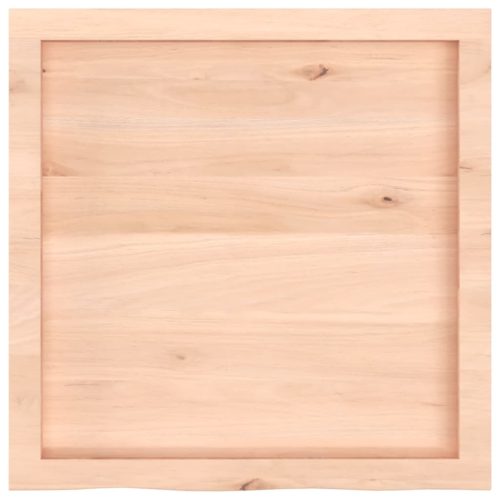  kezeletlen tömör fa fürdőszobai pult 60x60x(2-4) cm