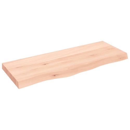  kezeletlen tömör fa fürdőszobai pult 100x40x(2-6) cm